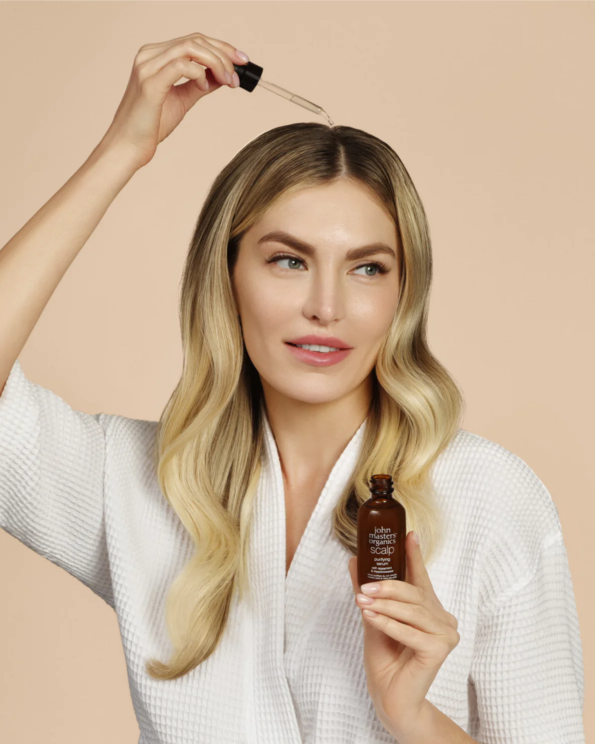 John Masters Organics Sérum purifiant pour le cuir chevelu à la menthe verte et à la reine des prés - 57ml