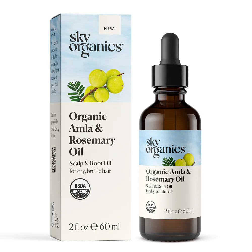 Sky organics Huile d'amla et de romarin biologique - 60ml