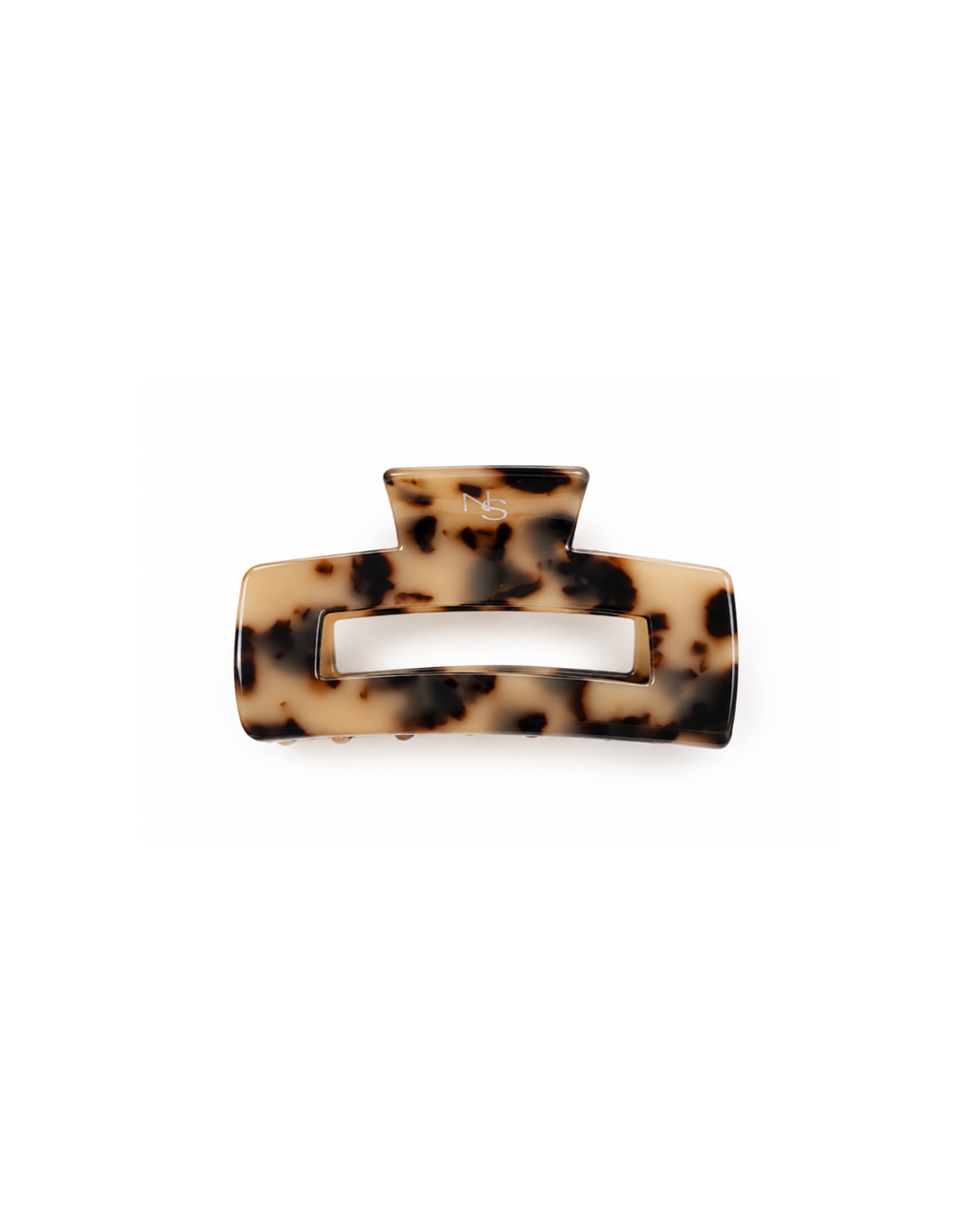 Pince rectangulaire - Écaille beige