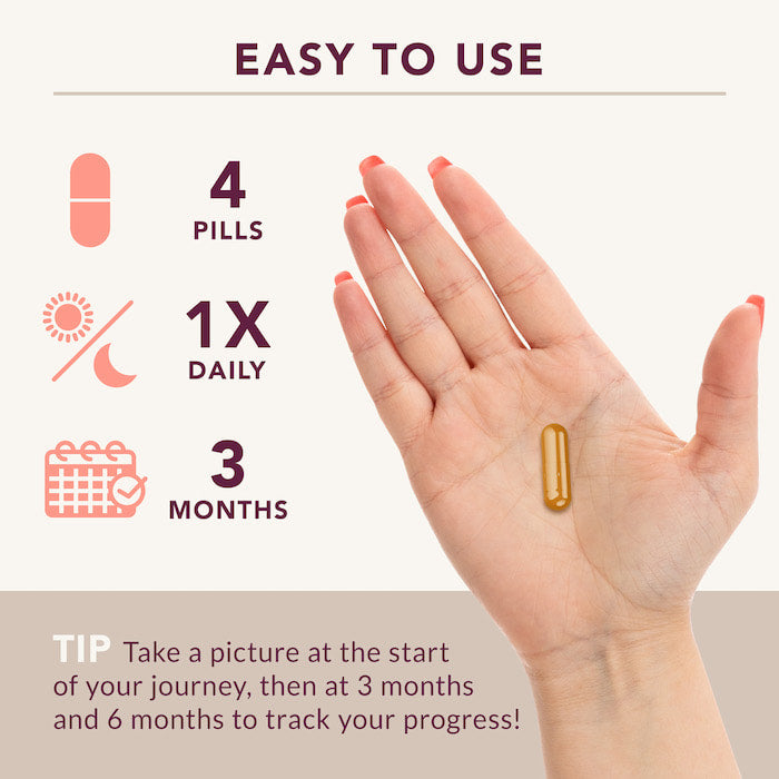 FullyVital suppléments pour la croissances et bloqueurs de DHT - 120 capsules