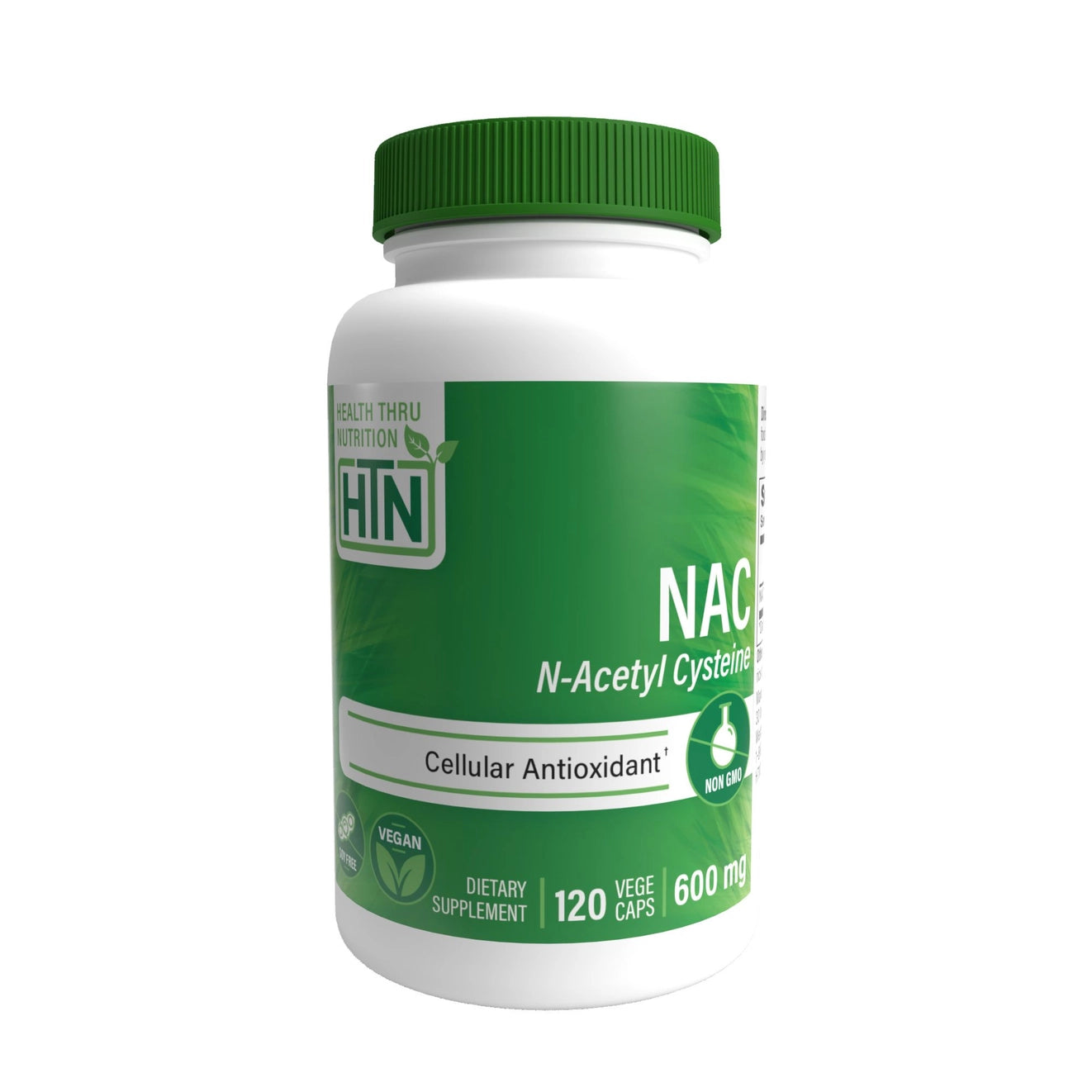 HEALTH THRU NUTRITION N-ACÉTYL CYSTÉINE (NAC) - 600MG, 120 CAPSULES