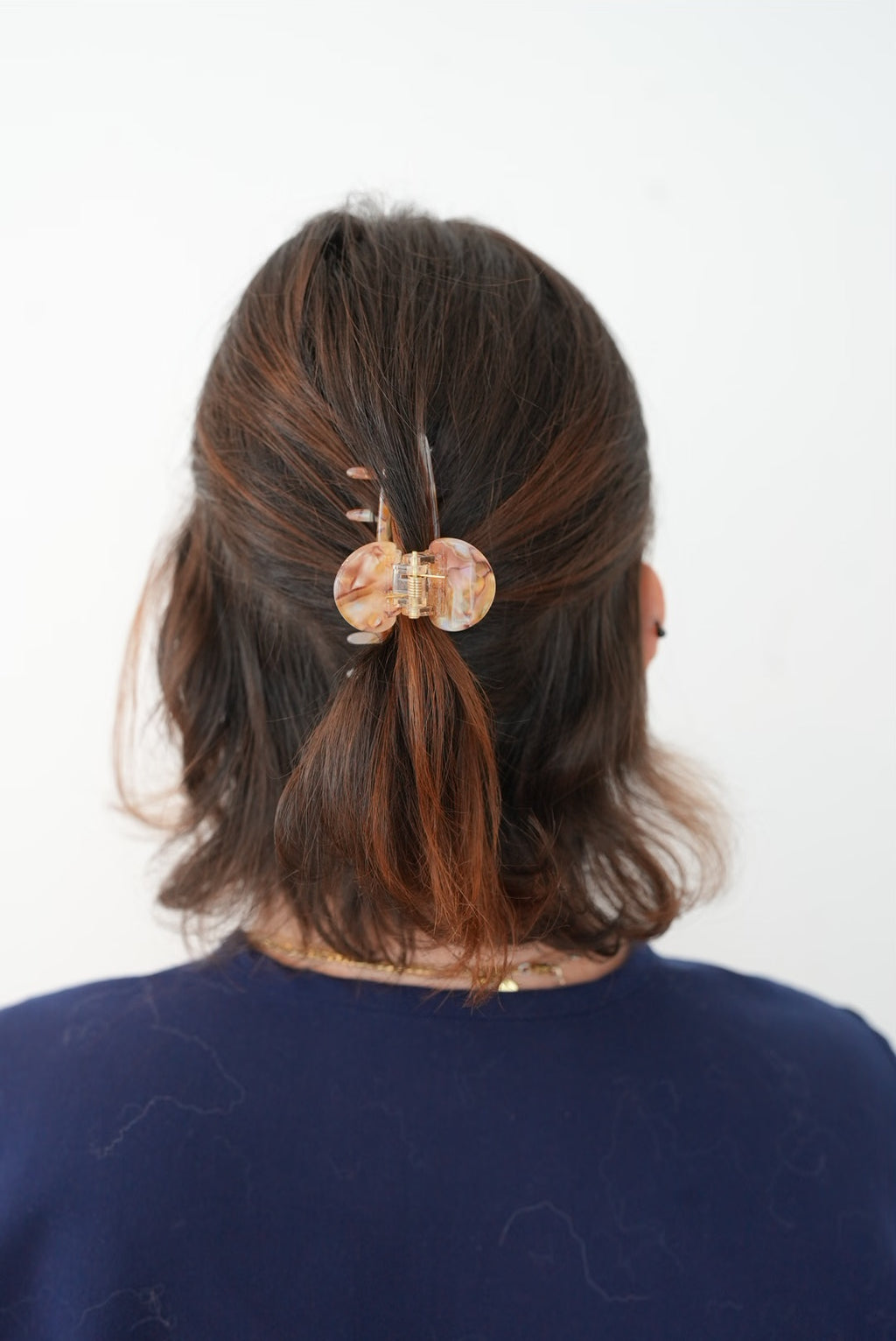 Pince compacte cheveux fins écaille multi