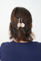 Pince compacte cheveux fins rose poudré