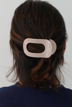 Pince à cheveux plate - Rose poudré