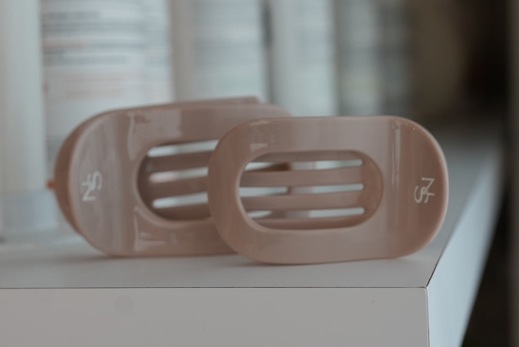 Flat Clips - Rosé poudré