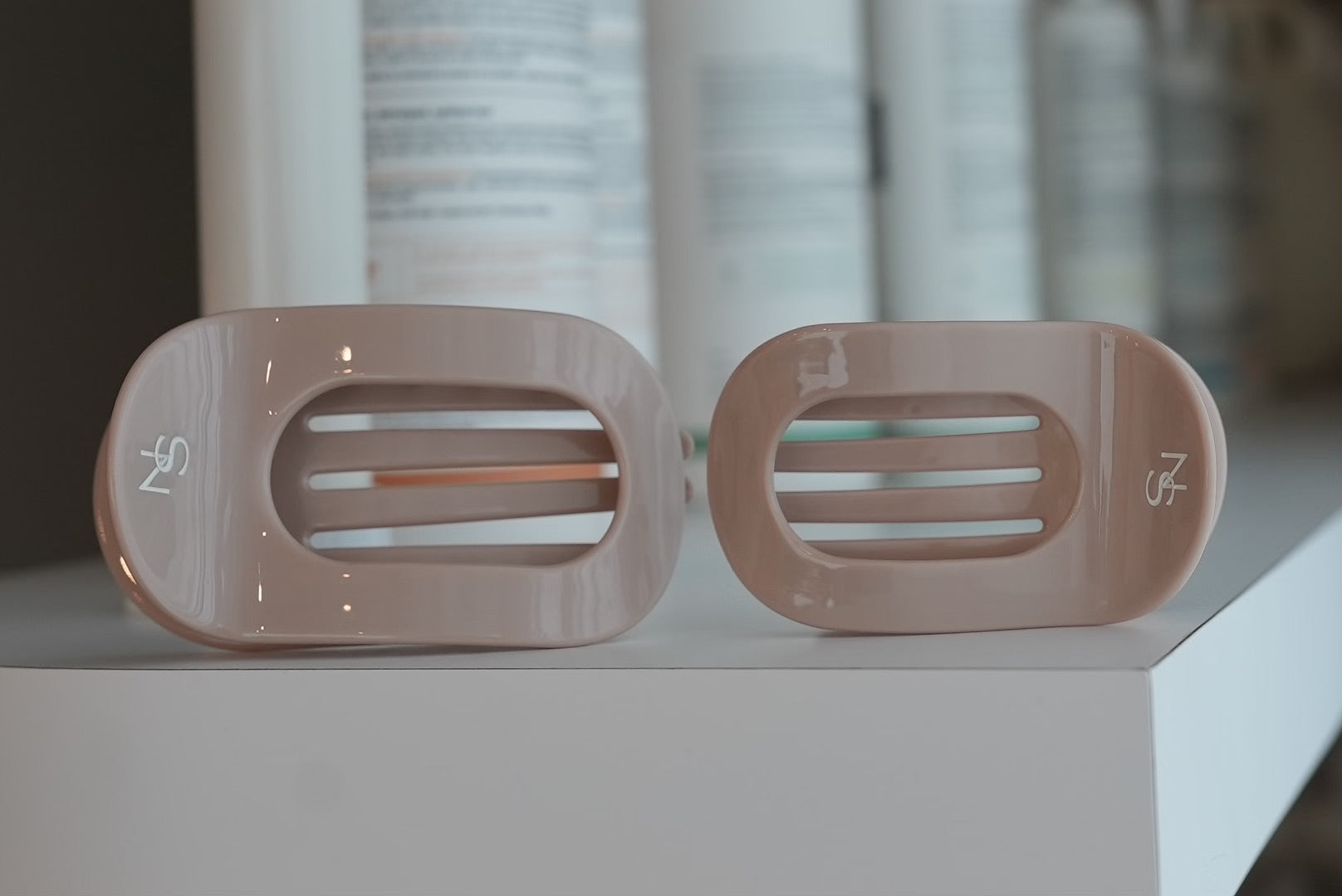 Flat Clips - Rosé poudré