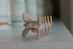Pince compacte cheveux fins rose poudré