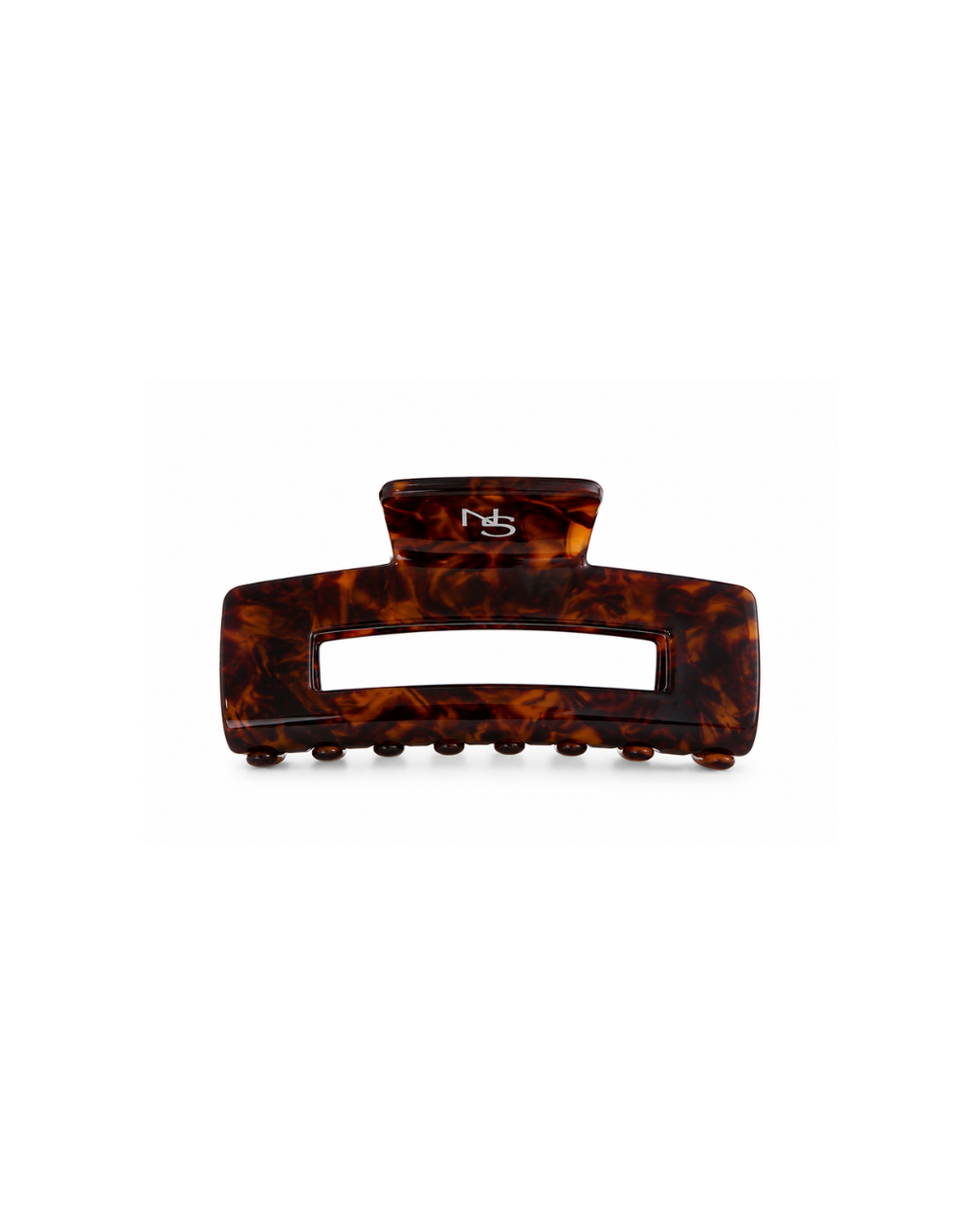 Pince rectangulaire - Écaille espresso