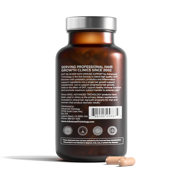 Advanced trichology Bloqueur de DHT avec soutien immunitaire Nutraceutique