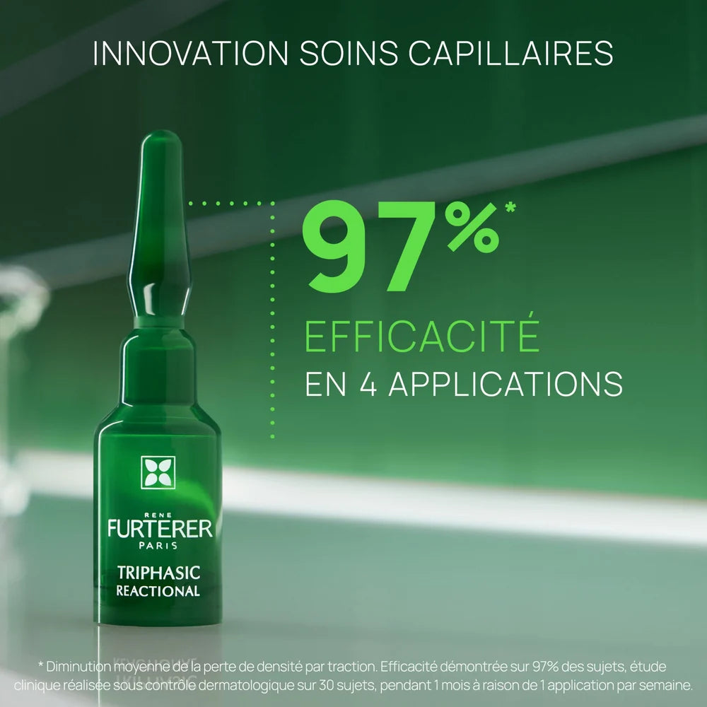 René Furterer Triphasic Reactional Traitement Antichute Réactionnelle - 12 X 5 ml