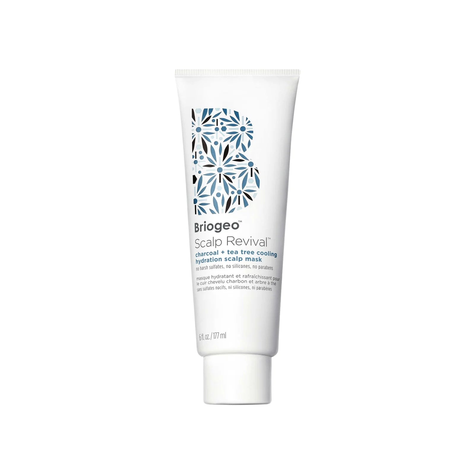 Briogeo Masque Hydratant et Rafraîchissant Charbon et Arbre à Thé Scalp Revival - 177 ml