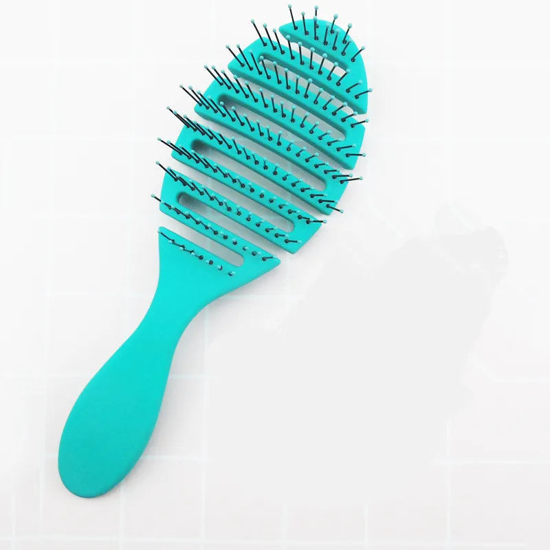 Brosse cheveux mouillés - turquoise
